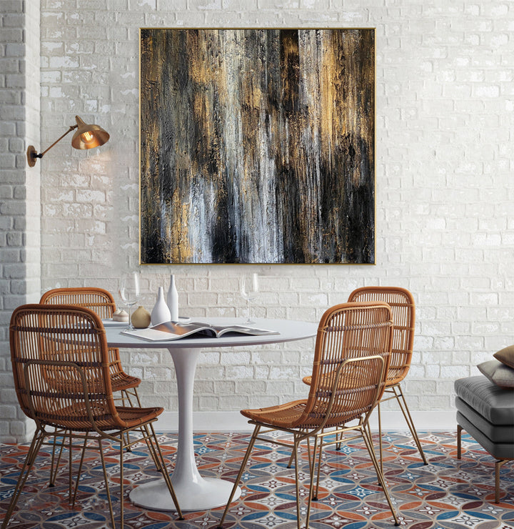 GOLDEN DEPTHS 50"x50"