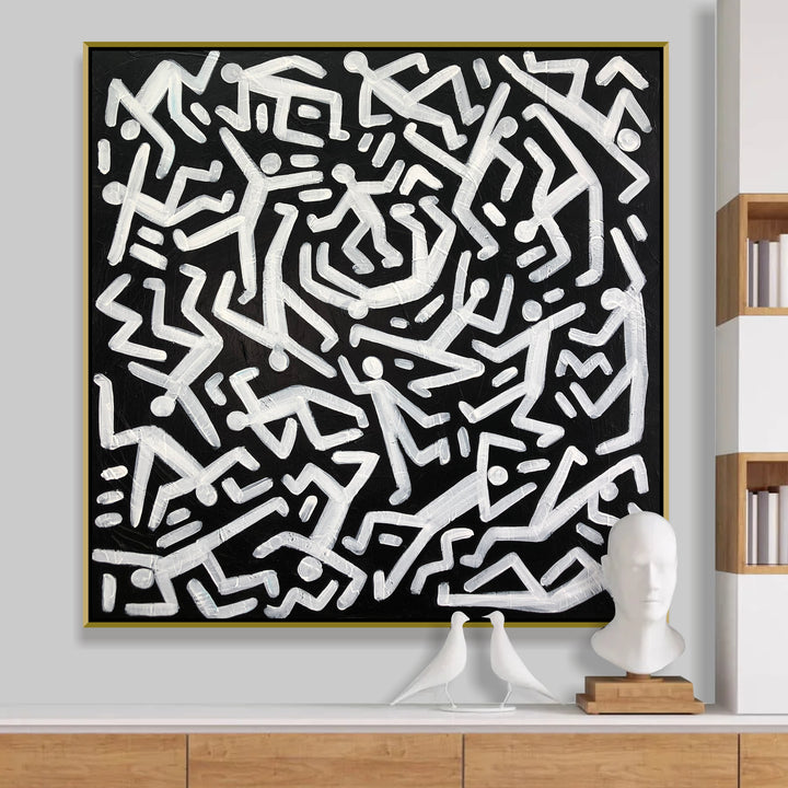 GEOMETRIC DANCE 32"x32"