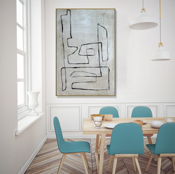 GEOMETRIC PATHWAYS 54"x36"