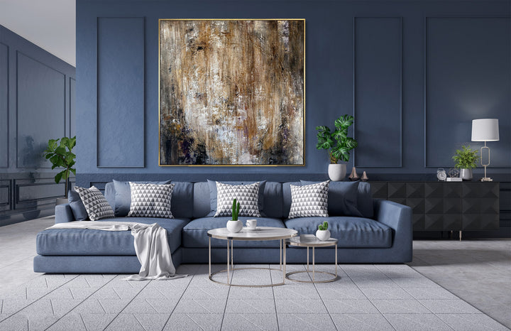 GLIDED LAYERS 46"x46"