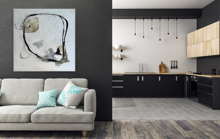 GEOMETRIC WHISPERS 46"x46"