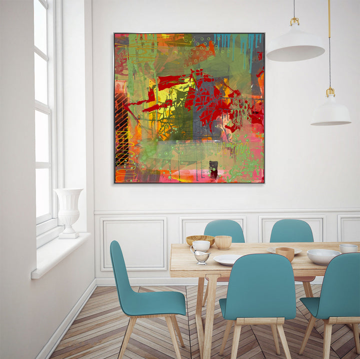 VIBRANT DISARRAY 39.4"x39.4"