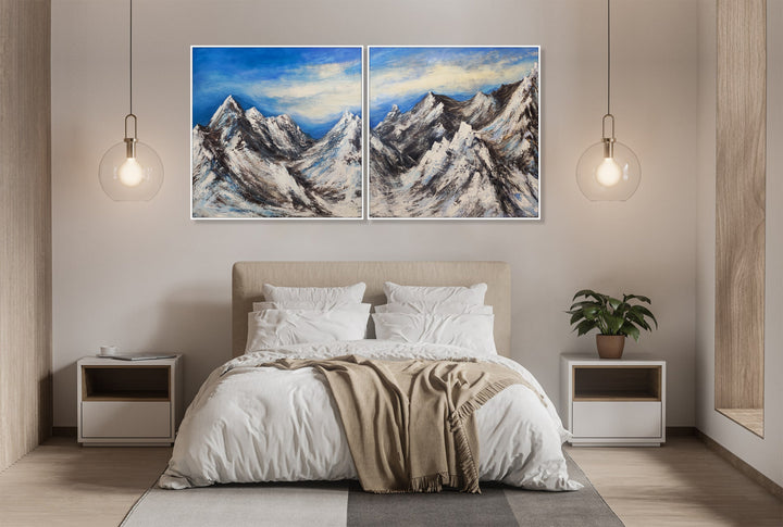 SNOWY SUMMITS 2P 36"x72"