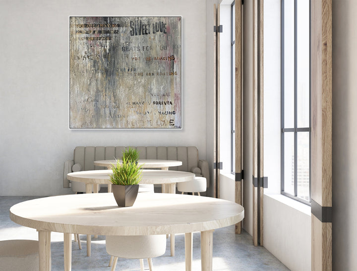 YOU ARE AMAZING FOREVER 32"x32"