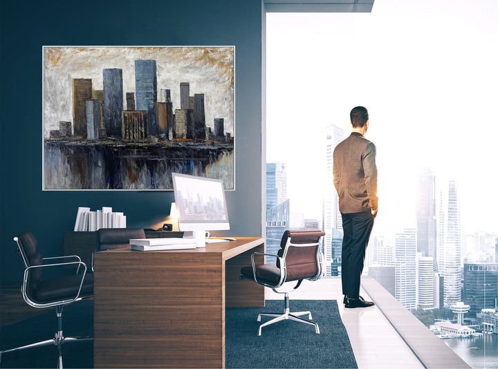 METROPOLIS SKYLINE 40"x54"