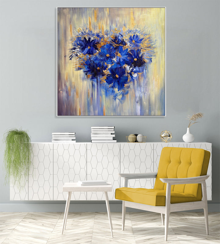 FLOWER HEART 46"x46"