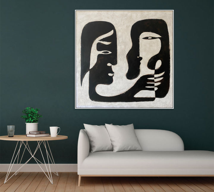 WHISPERED SIHOUETTES 50"x50"