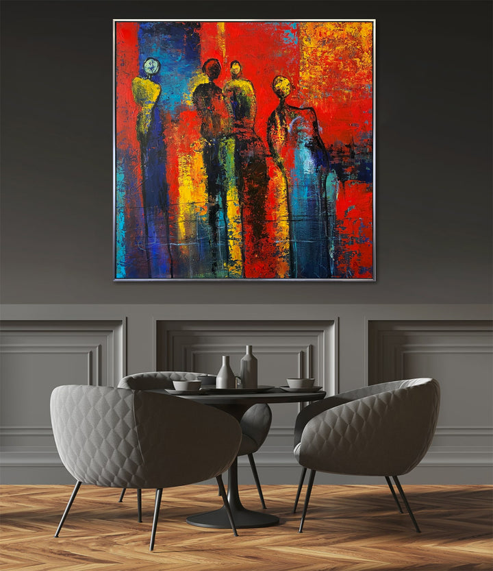 SPECTRUM OF FIGURES 46"x46"