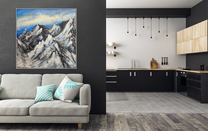 SNOWY SUMMITS 36"x36"