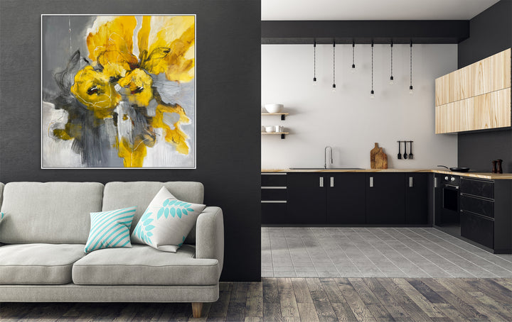 RADIANT FLORA 39.3"x39.3"