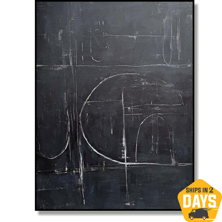 MIDNIGHT GEOMETRY 40"x30"