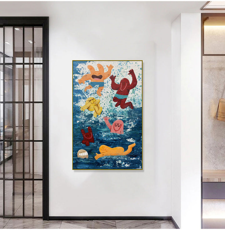JOYFUL SWIM 23.6"x15.7"
