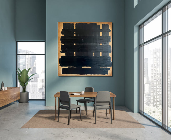 BLACK LATTICE 31"x31"