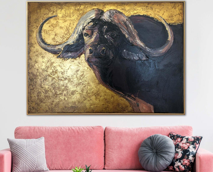 AFRICAN BUFFALO 19.6"x27.5"
