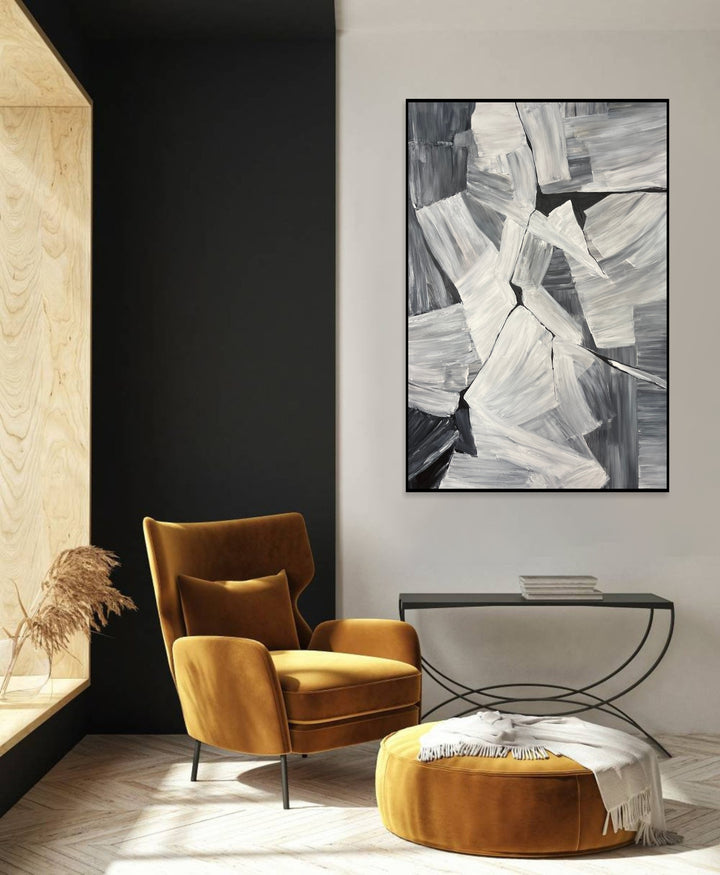 MONOCHROMATIC RIFT 54"x36"