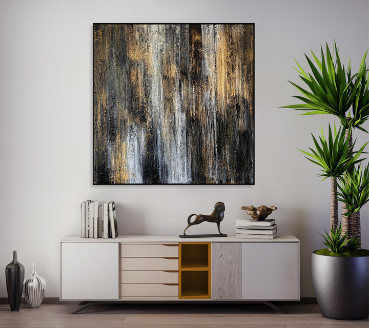 GOLDEN DEPTHS 50"x50"