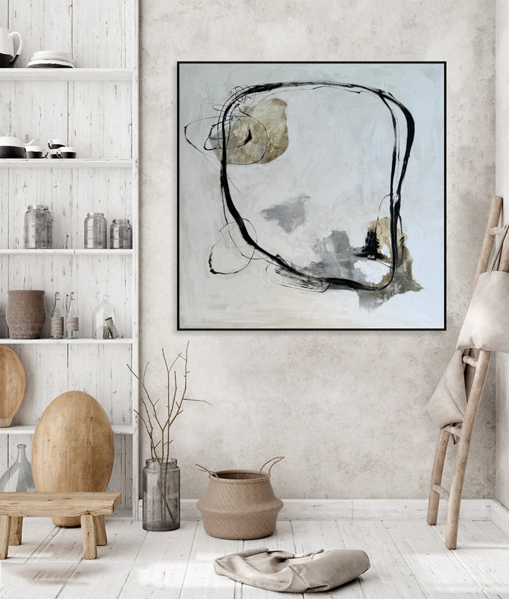 GEOMETRIC WHISPERS 46"x46"