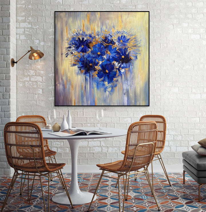 FLOWER HEART 46"x46"