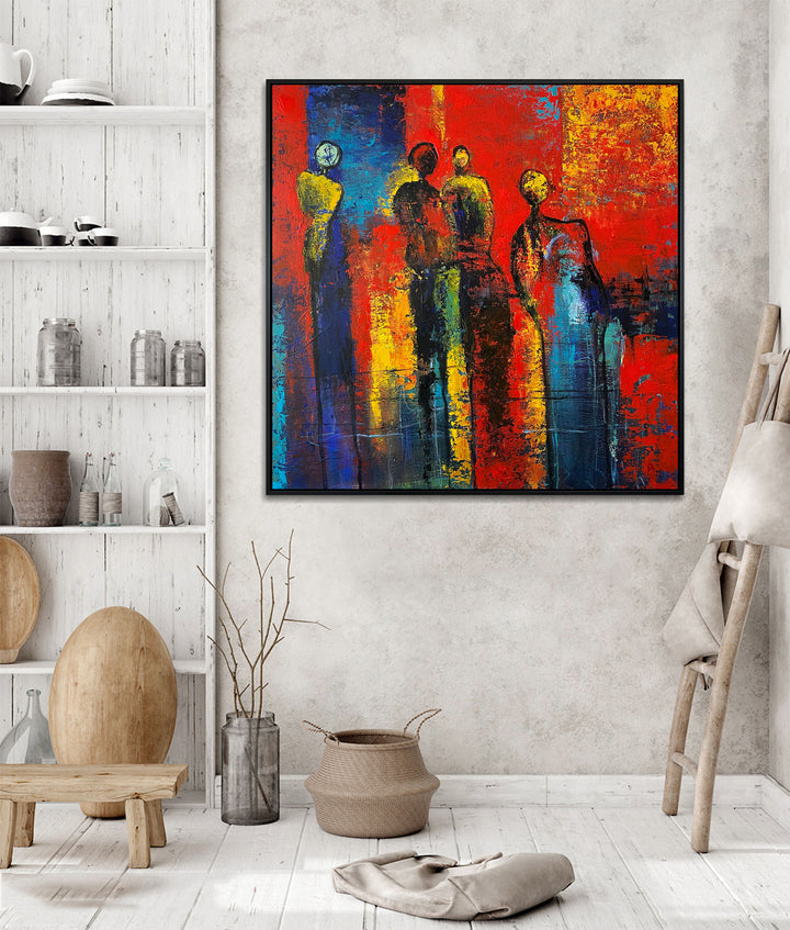 SPECTRUM OF FIGURES 46"x46"