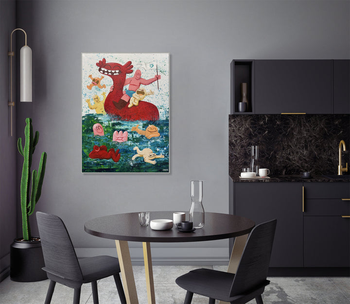 DRAGON RIDERS 31.5"x23.6"