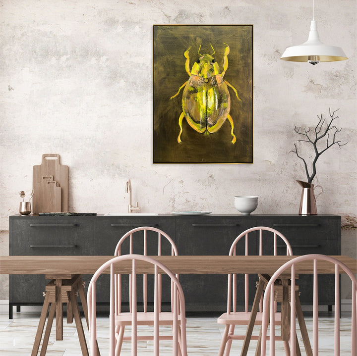 GOLDEN SCARAB 27.5"x19.7"