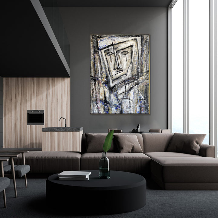 CUBIST FLAIR FACE 40x30"