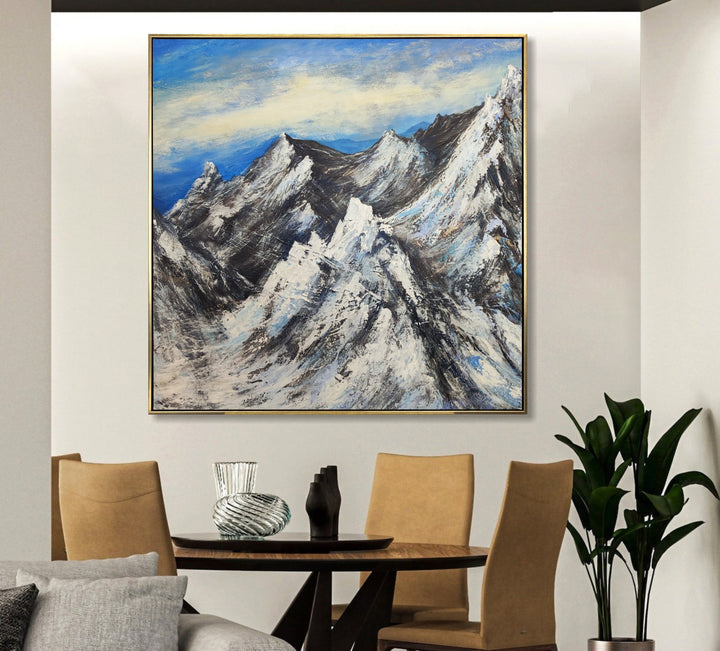 SNOWY SUMMITS 36"x36"