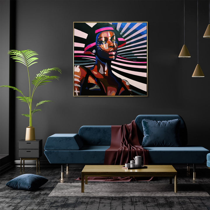 COSMIC GIRL 43.3"x43.3"