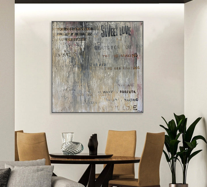 YOU ARE AMAZING FOREVER 32"x32"