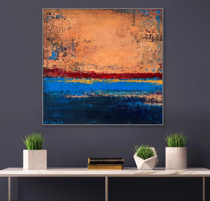 SUNSET LAYERS 32"x32"