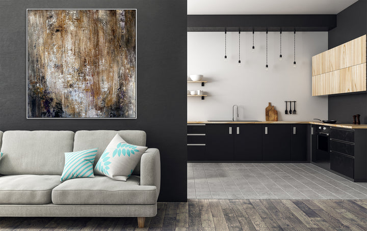 GLIDED LAYERS 46"x46"