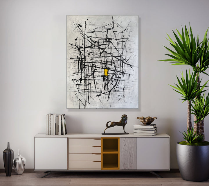 GEOMETRIC BALANCE 27.9"x23.6"