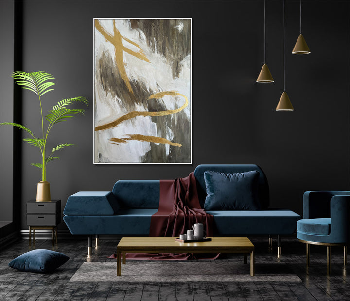 GOLDEN MOTION 72"x48"