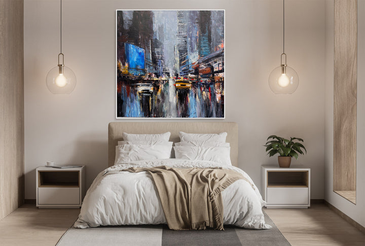 MIDNIGHT METROPOLIS 40"x40"