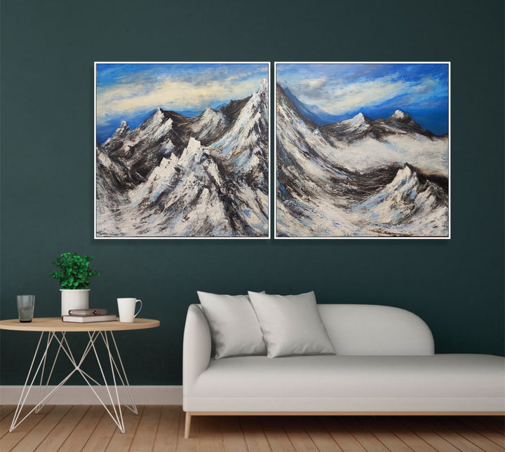 SNOWY SUMMITS 2P 36"x72"
