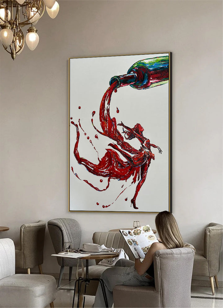 POURED PASSION 46"x34"