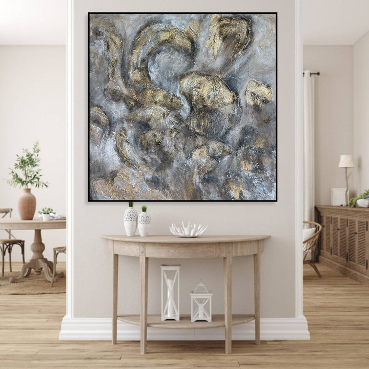 GLIMMERING SHADOWS 40"x40"