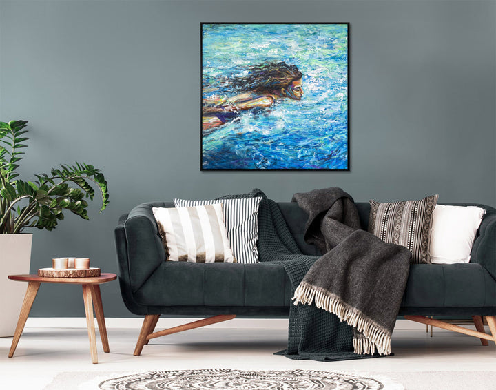 LADY OF THE LAKE 40"x40"