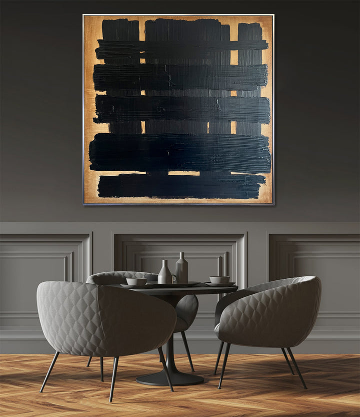 BLACK LATTICE 31"x31"