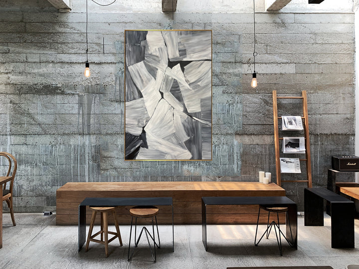 MONOCHROMATIC RIFT 54"x36"