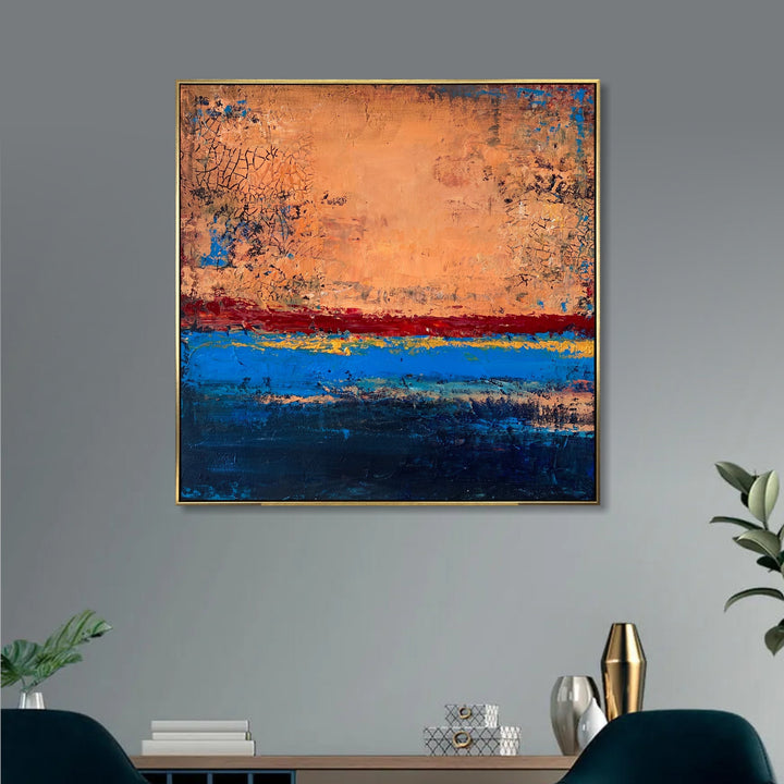 SUNSET LAYERS 32"x32"