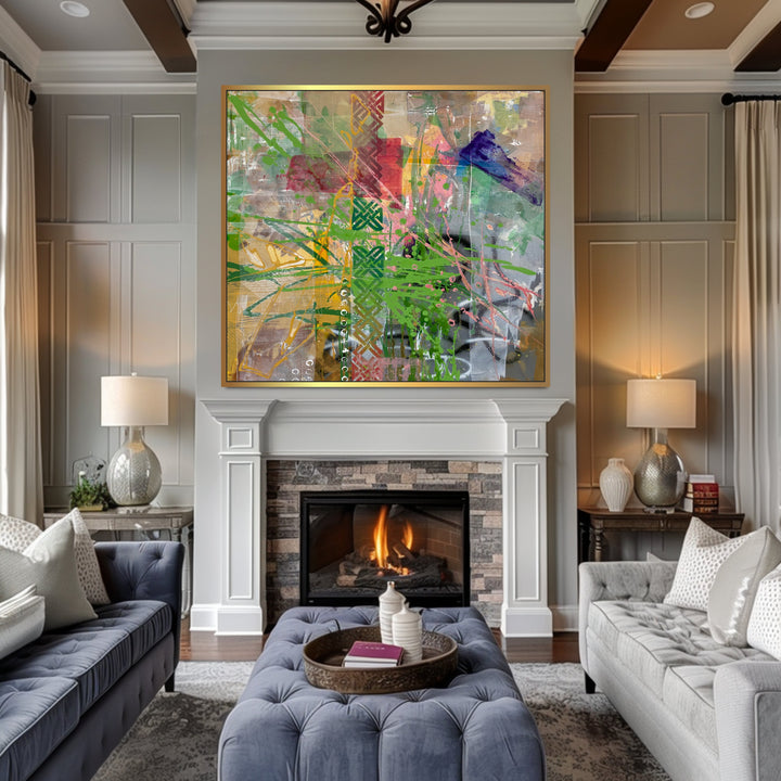 NATURE'S PALIMPSEST 39.4"x39.4"