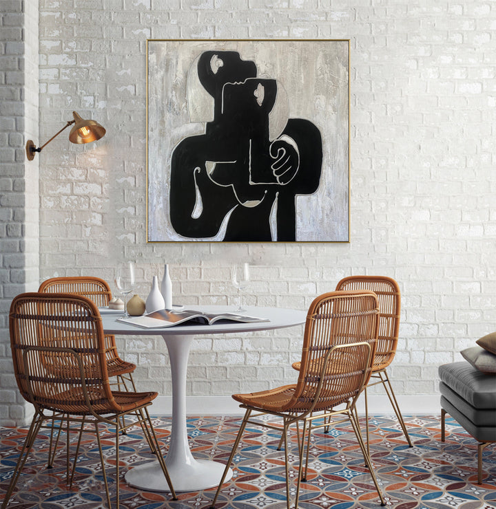 MONOCHROME ENCOUNTER 39.4"x39.4"