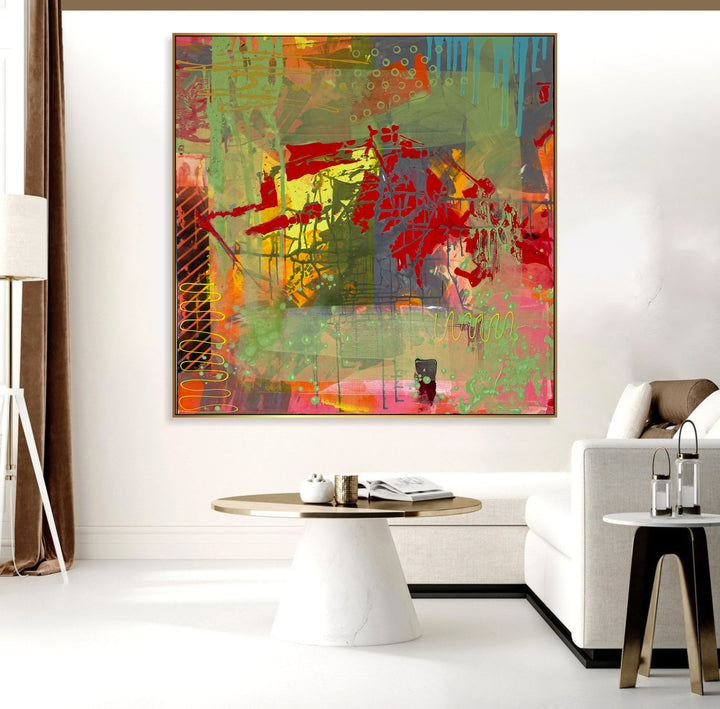 VIBRANT DISARRAY 39.4"x39.4"