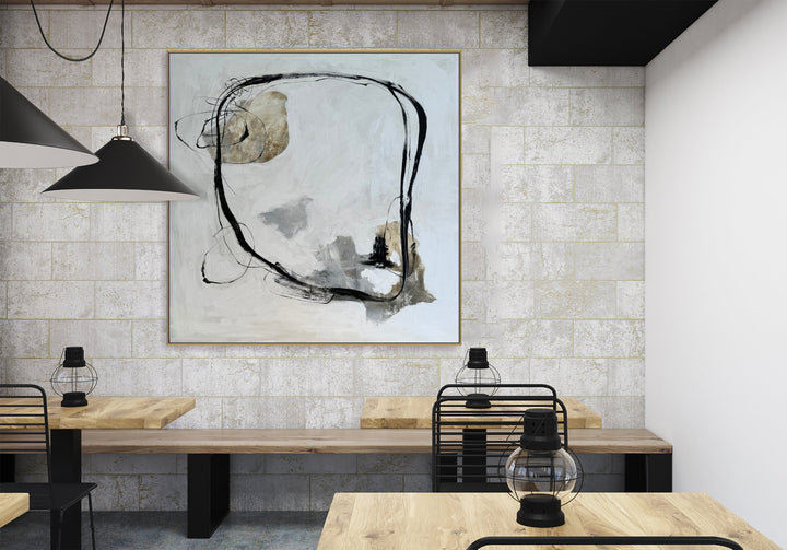 GEOMETRIC WHISPERS 46"x46"