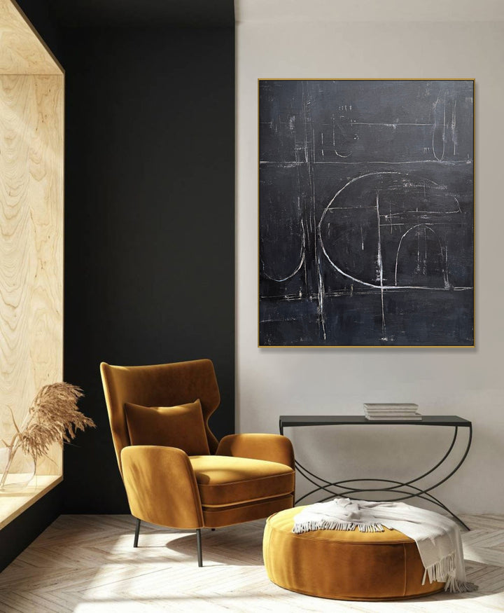 MIDNIGHT GEOMETRY 40"x30"