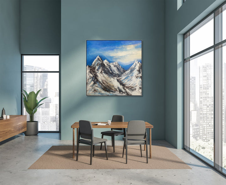 SNOWY SUMMITS 36"x36"