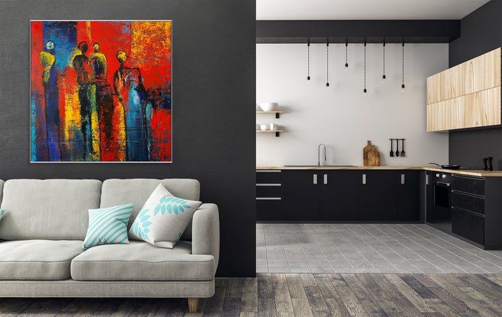 SPECTRUM OF FIGURES 46"x46"