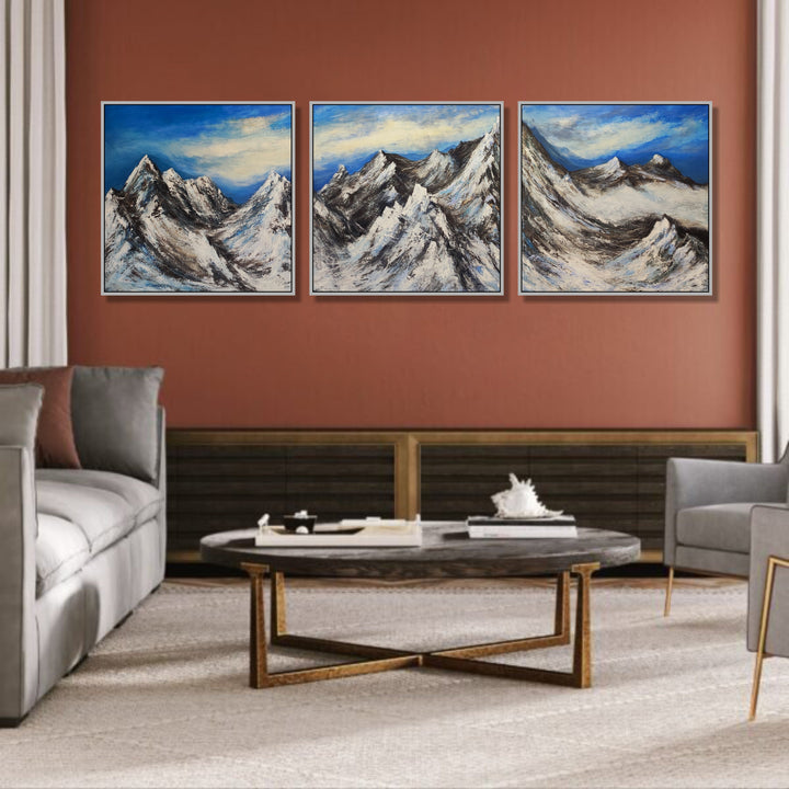 SNOWY SUMMITS 3P 36"x108"