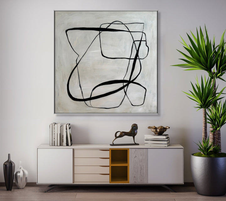 LINEAR GEOMETRIC 40"x40"